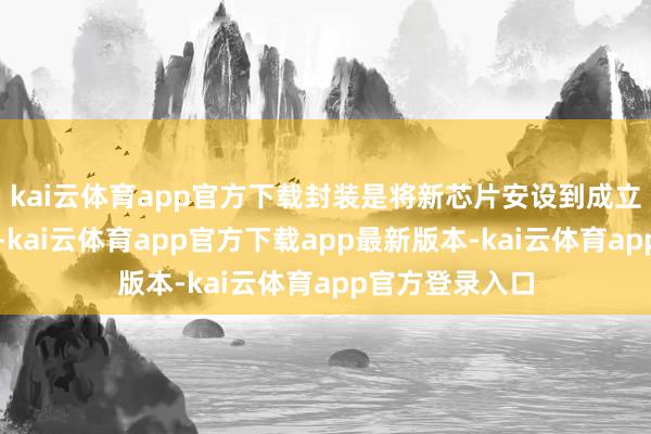 kai云体育app官方下载封装是将新芯片安设到成立前的终末一步-kai云体育app官方下载app最新版本-kai云体育app官方登录入口